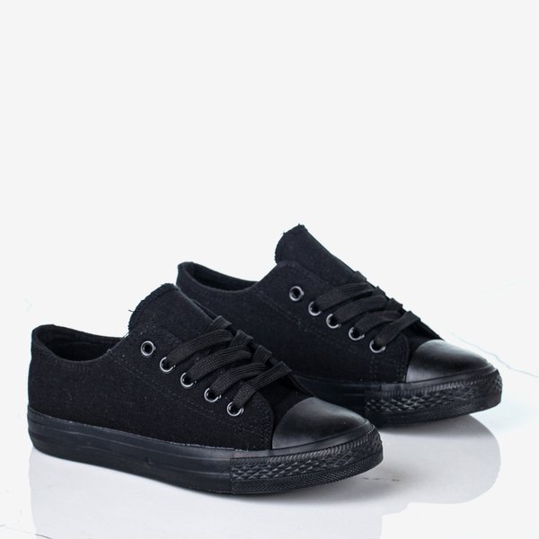 Franklin Black Kids Sneakers - Footwear