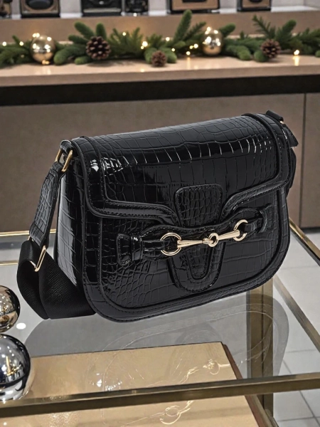 Patent Small Women's Eco-Leather Bag Lurenn