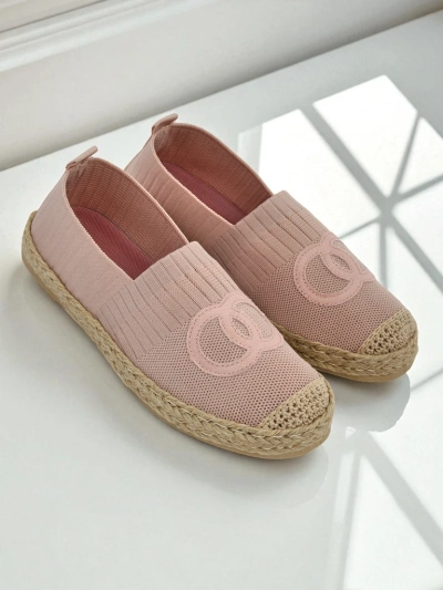 Theodora women's espadrilles, pink, made of suede ecological leather, flat