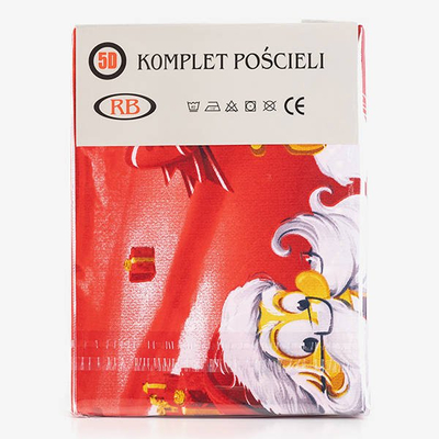 Christmas bedding with santa claus 160x200 - Bed sheets