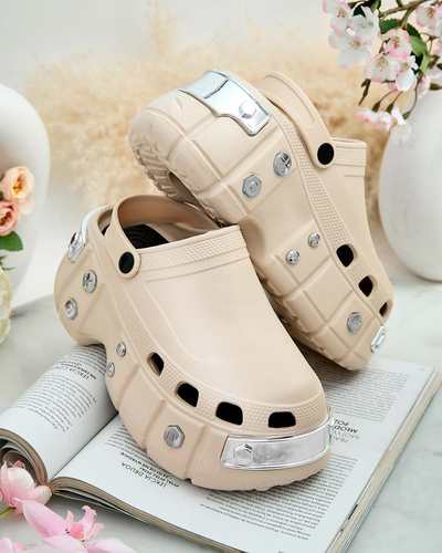 Royalfashion Женские резиновые шлепанцы с орнаментом Kiroo