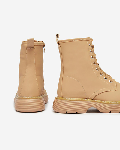 Royalfashion Matēti gaiši brūni Kucillo sieviešu zābaki