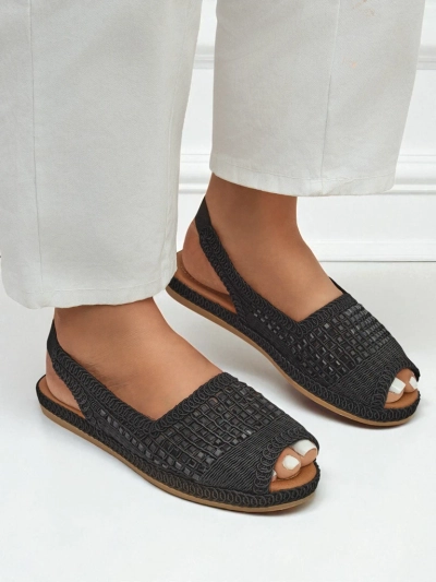 Sieviešu sandales, sieviešu espadrilju sandales ar rhinestones Belle Sparkle