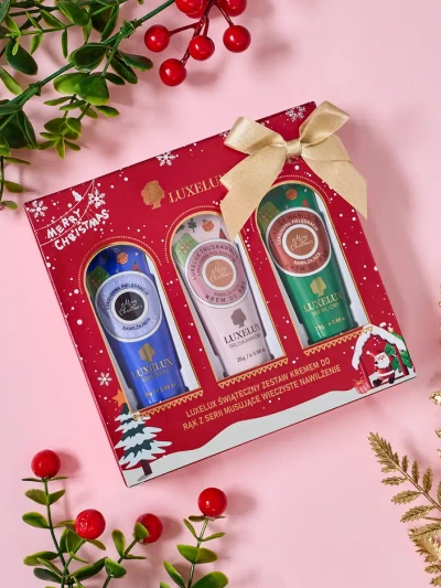 Luxelux Ziemassvētku roku krēmu komplekts no botāniskās esences sērijas 25g