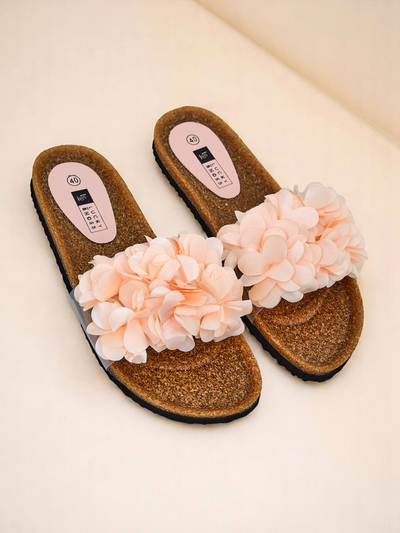 Royalfashion Women's Flip-Flops with Flowers Flora Soft