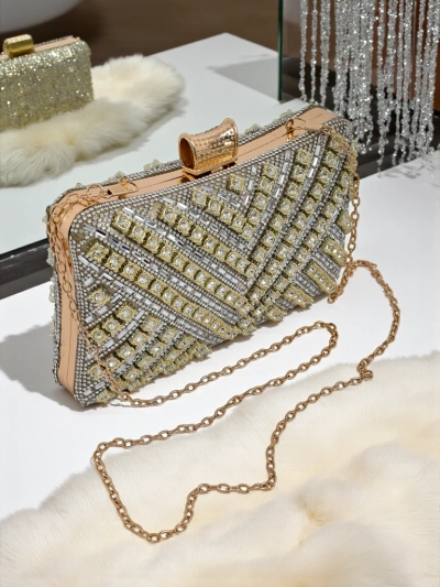 Royalfashion Women's Clutch Bag with Zircons Seraphine Glint