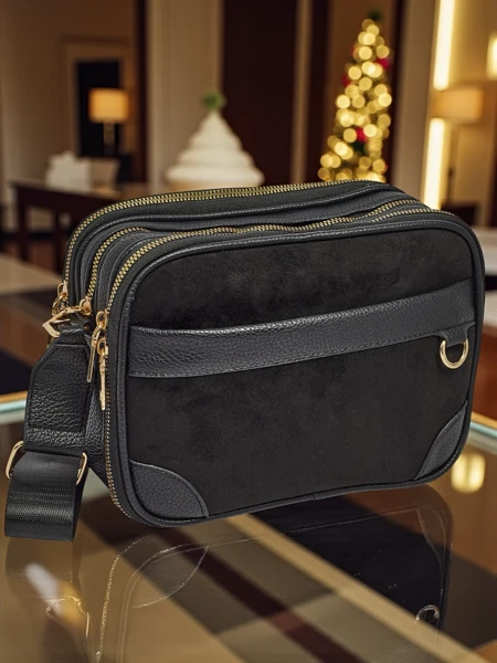 Liten dameveske i miljøvennlig skinn Merlina