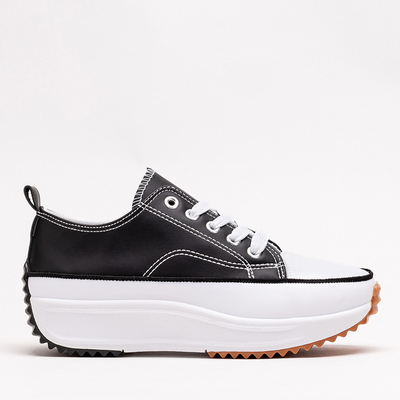 Black women's sports shoes a'la sneakers Tenemika - Footwear