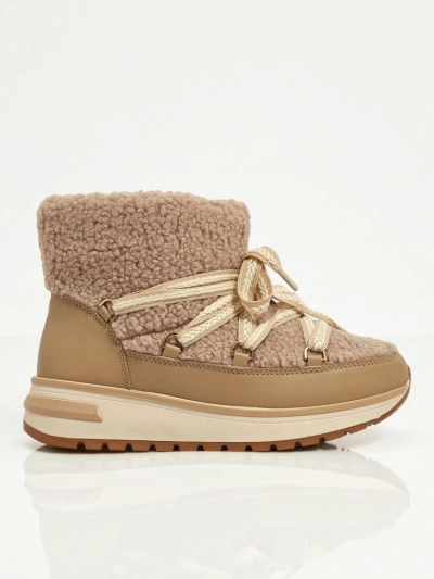 Buty a'la śniegovce damskie z kožuškem Verruna