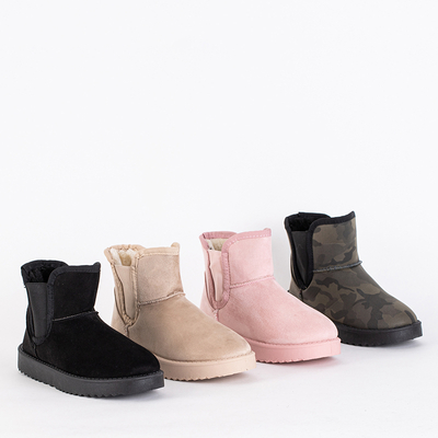 Beige women's snow boots Gavi - Footwear