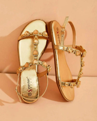 Royalfashion Women's Selina zirconia sandals