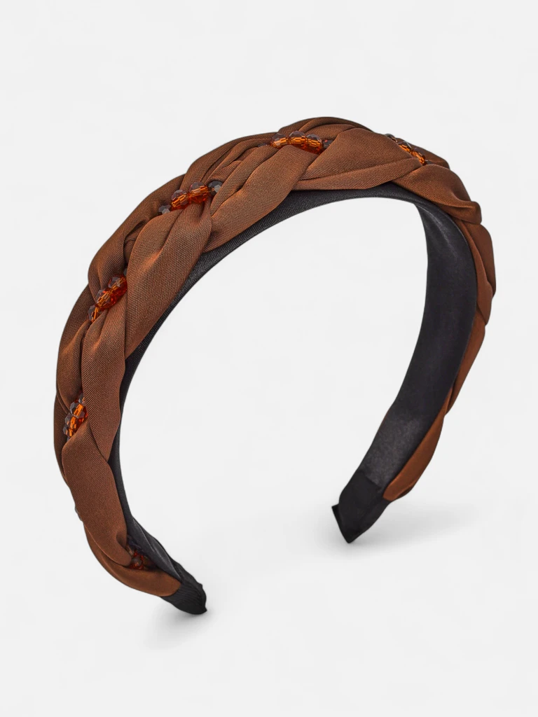 Royalfashion Hairband with Braid and Pearls