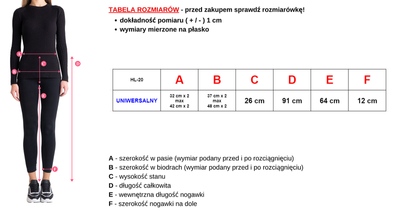 Melni sieviešu legingi ar sudraba rotājumiem - Apģērbs