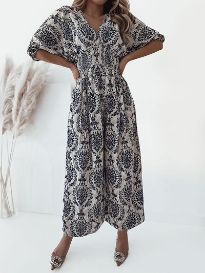 Royalfashion Patterned women's jumpsuit