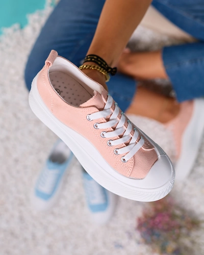 Royalfashion Pink Luceri platform sports sneakers