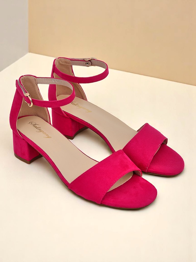 Royalfashion Women's SoftHeels Low Heel Sandals