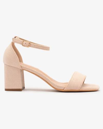 Royalfashion Beige women's Kulcad post sandals