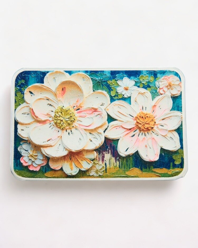 Royalfashion Krāsains paklājs ar ziediem 40x60