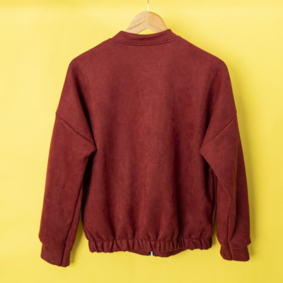 Бордовая женская куртка