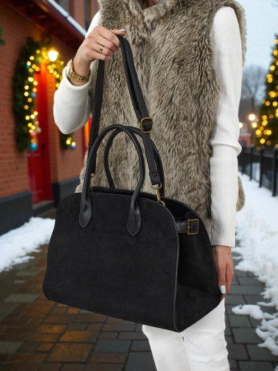 Dorelle Women's Eco Suede Shopper Bag