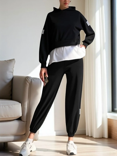 Royalfashion Women's cotton set with a shirt insert