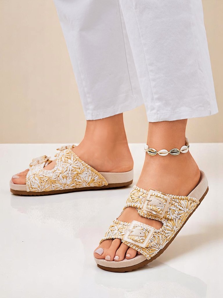 Royal Fashion Women's Buckle Sandals Samorra