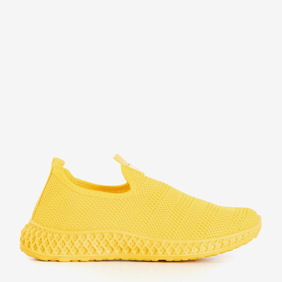 Yellow Nandini slip on kurpes - Apavi