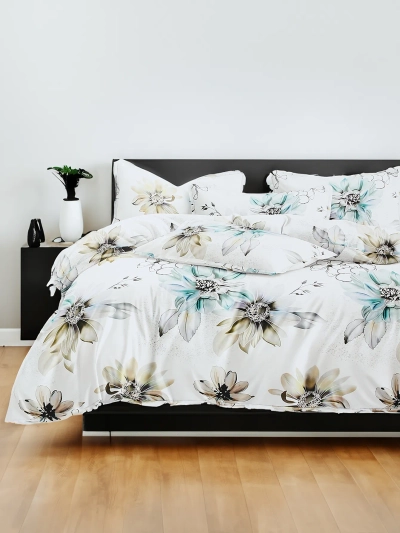 Royalfashion Rakstainā gultas veļa 160x200 komplekts 4 DAĻAS