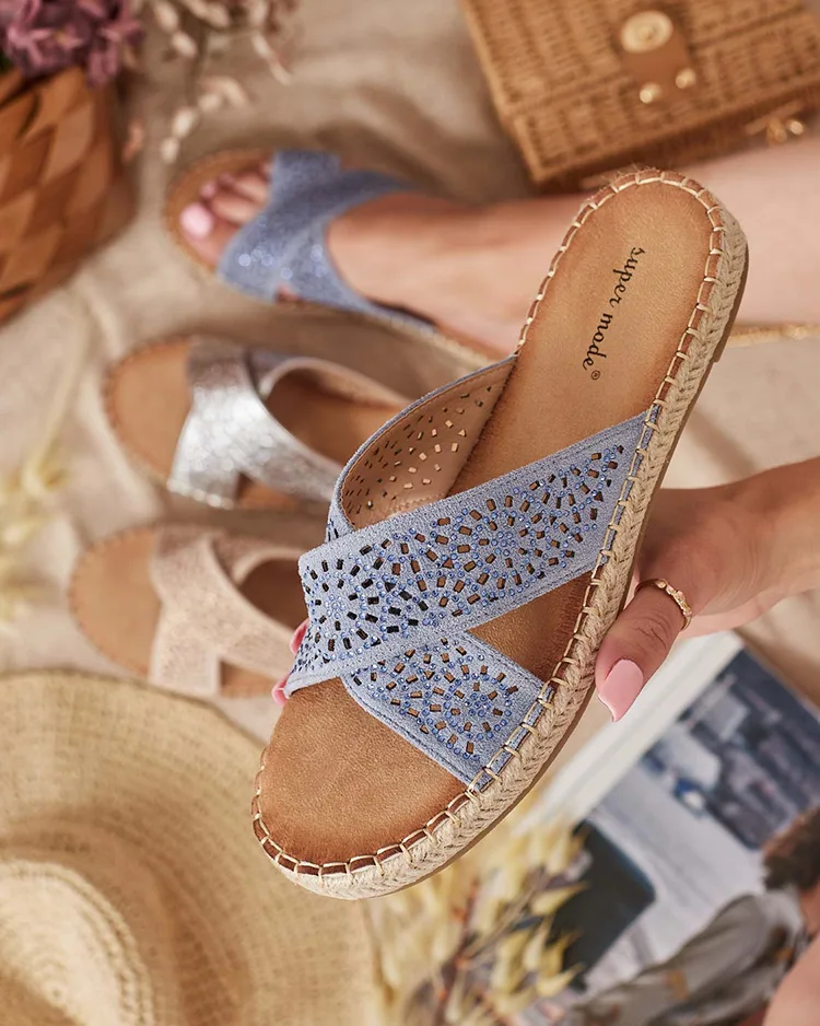 Royalfashion Женские шлепанцы на плоской подошве Tivona