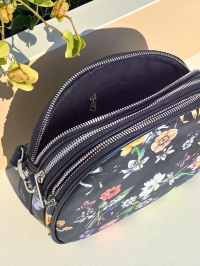 Royalfashion Sieviešu mazā rokassomiņa no ekoādas Floriana