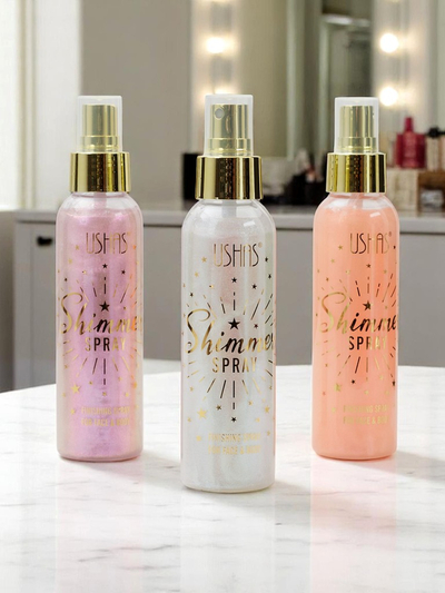 USHAS Летний Спрей – Жидкий Хайлайтер для Лица и Тела Белый