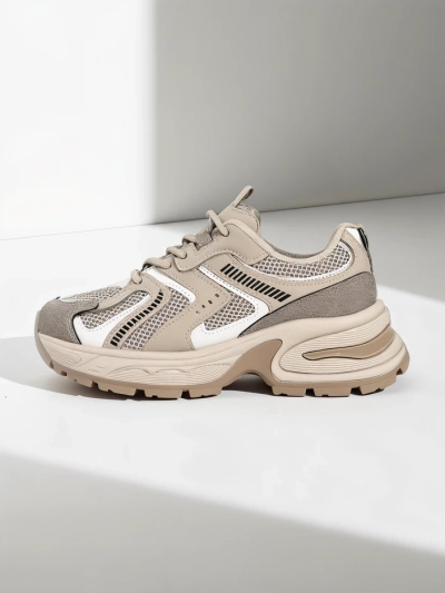 Aurelia Luna women's Royalfashion sneakers laced ecru