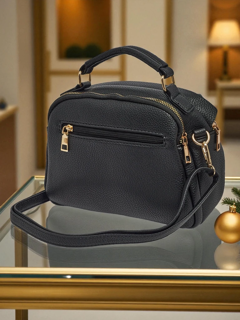 Liten dameveske i miljøvennlig skinn Melisse