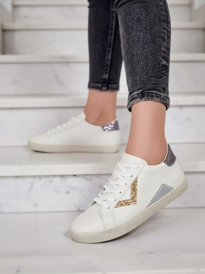 Royalfashion Women's sporty sneakers with embellishments Ginn