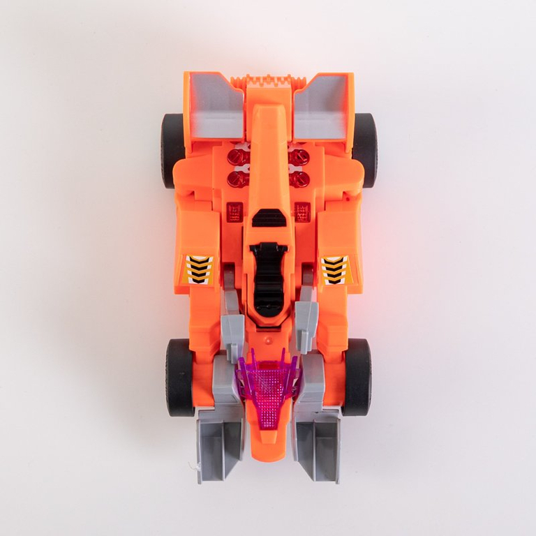Orange glowing dinosaur car - Toys