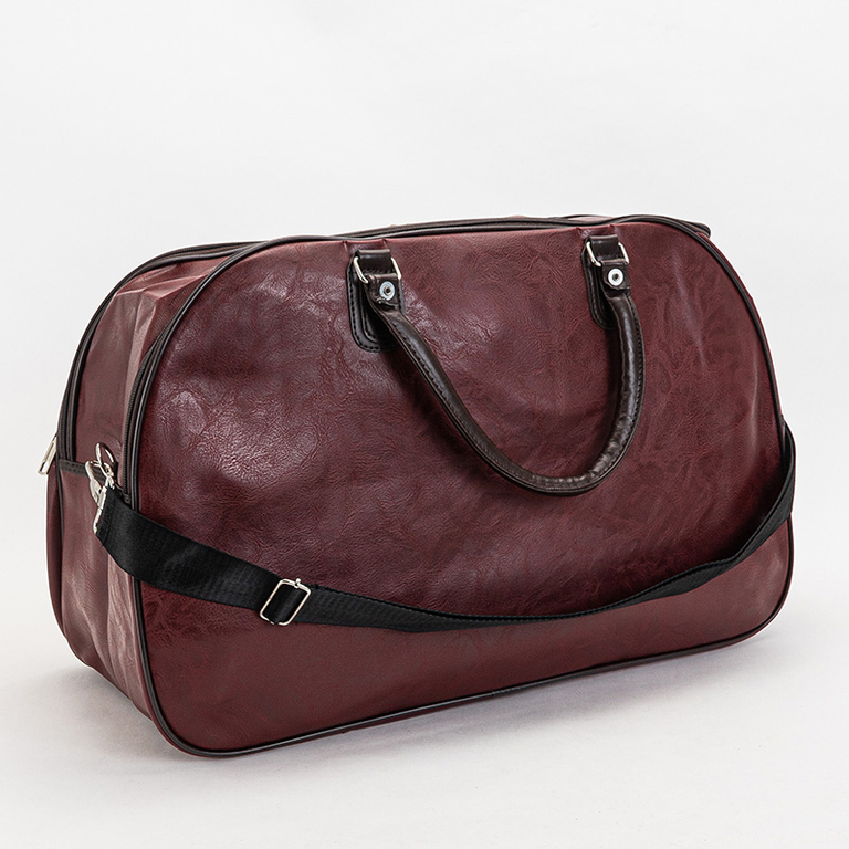Burgundy quilted travel bag - Accessories