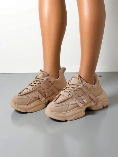 Royalfashion Women's platform sports sneakers Rensis