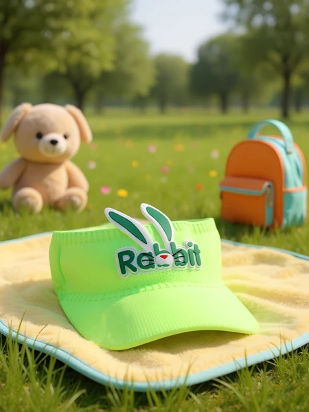 Royalfashion Bērnu saules vizieris ar truša ausīm