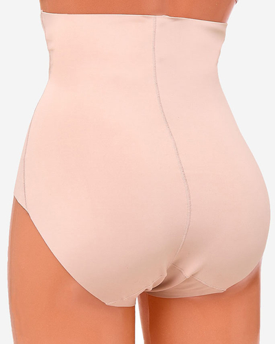 Royalfashion Beige women's high-waisted modeling panties