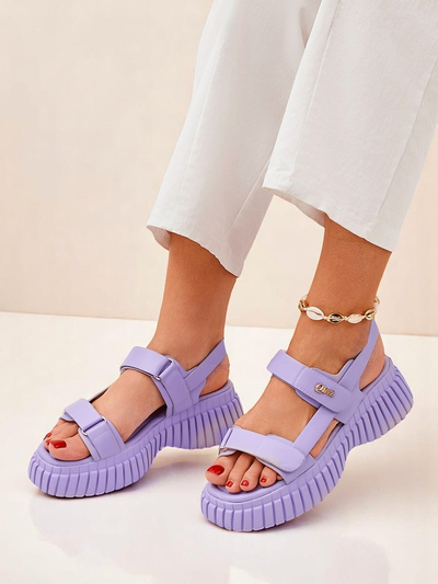 Royalfashion Sieviešu sandales uz biezākas zoles Hortez