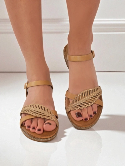 Royalfashion Women's Willow Grace Flat Sandals