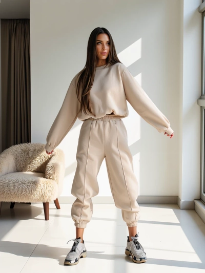 Royalfashion Sieviešu kokvilnas sporta tērpu komplekts