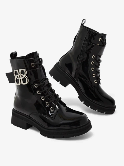 Veuli Women's Patent Eco-Leather Boots