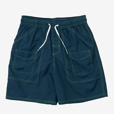 Dark blue men's sports shorts - Clothing