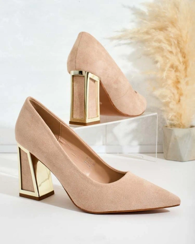 Royalfashion Women's pumps with decorative heel Badilla