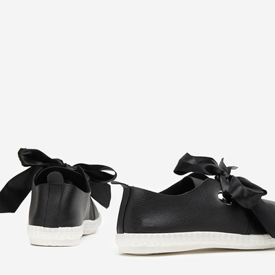 Black women's slip on sneakers Samhu - Footwear