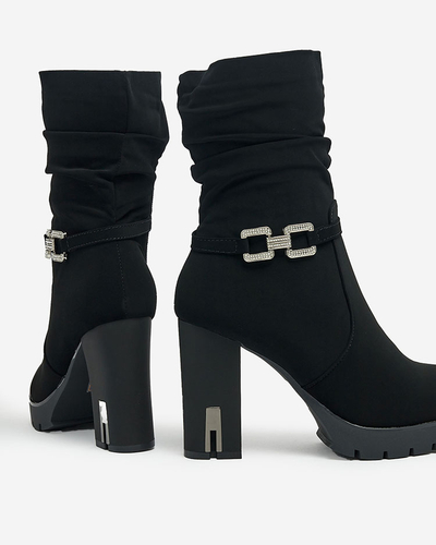 Royalfashion Женские сапоги на шпильке с декором Teroleda