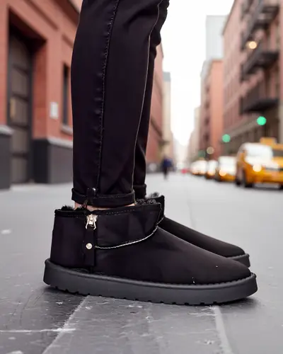 Royalfashion Short boots resembling women's snow boots Fefoz