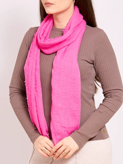 Royalfashion Lightly crinkled women's scarf