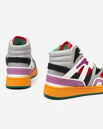 OUTLET Серые женские спортивные туфли до щиколотки от Gisore - Обувь